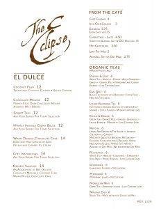 Hotel Villamontana Menu